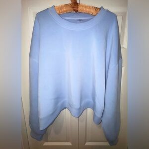 AS Revival Supersoft oversized Pullover Sweatshirt – Women’s Size XL Skyway Blue